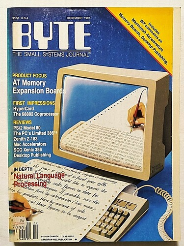Byte november 1987 rivista - rivista, the