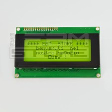 Display VERDE 20x4 - lcd retroilluminato HD44780 per arduino/pic - ART. Z003