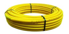 TUBO MULTISTRATO PER GAS RIVESTITO GIALLO 16 - 20 - 26 ROTOLO 50 METRI 