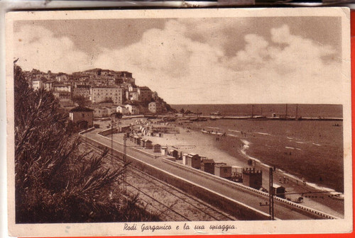 Cartolina rodi garganico - cartolina, fp