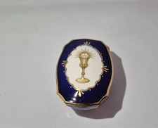 antiquariato europeo, Scatola portagioie porcellana di Bellaged, Made Italy. 