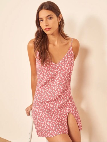 Mini abito rosa riforma - rosa,