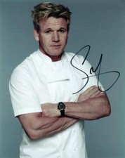 Gordon Ramsay foto autografata