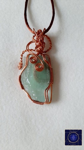 Collana elegante rame - e, raso