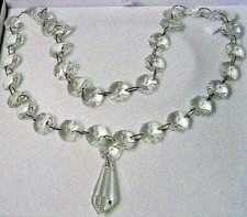 Collana donna lunga con cristalli Swarovski UNICA e NUOVA