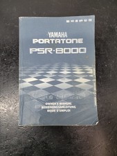 Yamaha Porta Tone PSR-8000 Instruction Manual