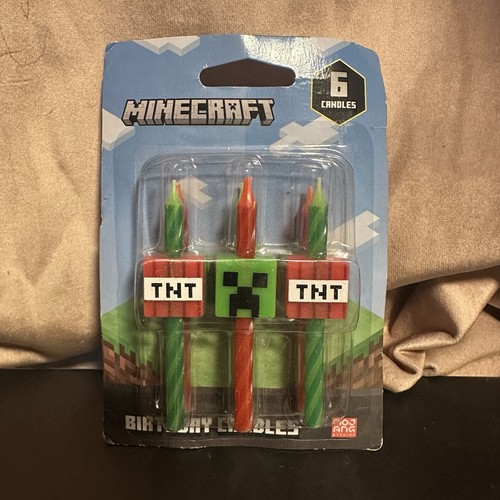 Minecraft candele per torte - per,