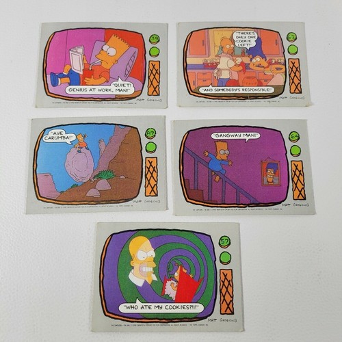 Lotto carte simpsons topps - lotto,