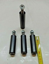 Kit da 4 piedi gambe in metallo per divani, mobili e poltrone.