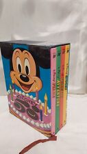 DISNEY 50° Anniversario Cofanetto 4 Cartonati Avventure-Fiabe-Fumetti-Giochi '73