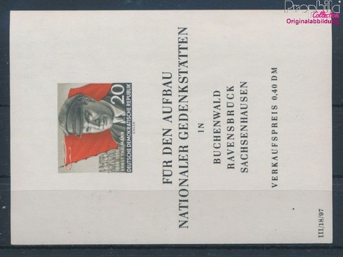 Francobolli ddr 1956 block - 1956, mi
