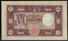 Italy - 1000 Lire 1943 Pick 62