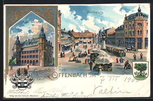 Litografia offenbach m - litografia,