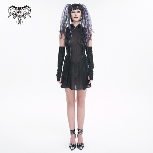 Abito corto stile cheongsam - abito,