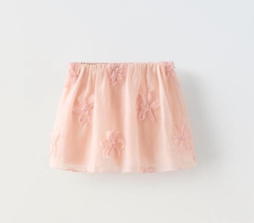 Zara floral organza toddler - 3d,