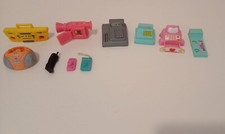 Accessori Oggetti Barbie Stereo Radio Macchina Fotografica Cassa Telefono...