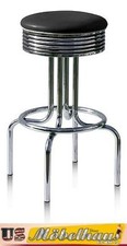 BS-28 Nero Bel Air Barhocker