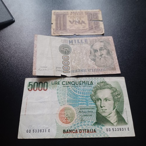 Vecchie banconote lire - vecchie,