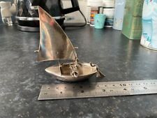 Splendida barca a remi argento