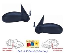 SET 2 SPECCHIO RETROVISORE PER FIAT SEICENTO 98 SPECCHIETTO ESTERNO MECCANICO