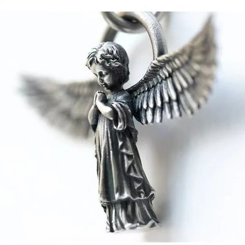 Collana angelo ali fede