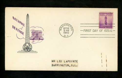 Fdc 901 cachet - #901, m-8
