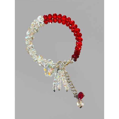 Bracciale charm perline - bracciale,