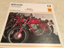 Carta Moto Collezione Atlas Moto Guzzi 235 Lodola Regolarità 1960
