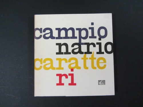 Campionario caratteri antonio - campionario,