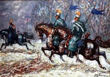 Serigrafia a colori su tela