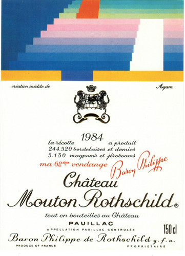 Etiquette château mouton - château,