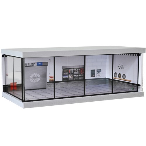 Diorama garage modello - garage,