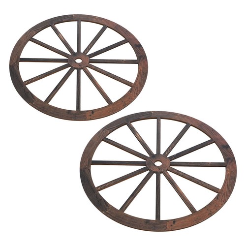 Ruote decorative in legno - in,