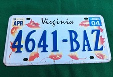 Targa auto vintage americana