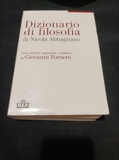  DIZIONARIO DI FILOSOFIA . Terza Edizione aggiornata.  UTET.
