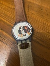 Swatch Gent Hund Barry GN152 San Bernardo orologio quarzo 35 mm Swiss 1995