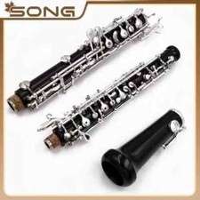 Oboe completamente automatico con chiave E legno composito placcato argento chiave C oboe