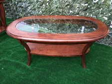 Tavolino legno ovale da - legno,