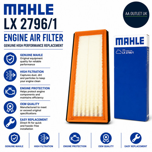 Filtro aria motore - mahle, lx
