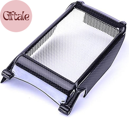Carbon fiber radiator cover - carbon,