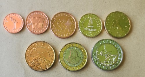 Slovenia set monete euro - slovenia,