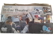 LETTORE DVD SONY Car Theatre Station MV-65ST Pari Al Nuovo Com Borsa Telecomando
