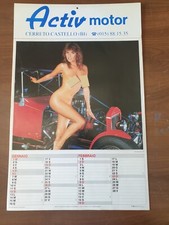 Calendario Pubblicitario Actir Moto Biella Nudo Donne Hard 1997