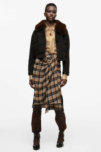 Gonna drappeggiata zara - gonna,
