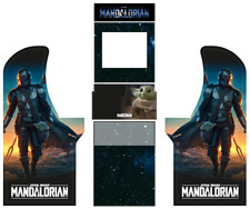 Armadio Arcade 1UP grafica/opera d'arte armadio completo - tema Star Wars Mandalorian