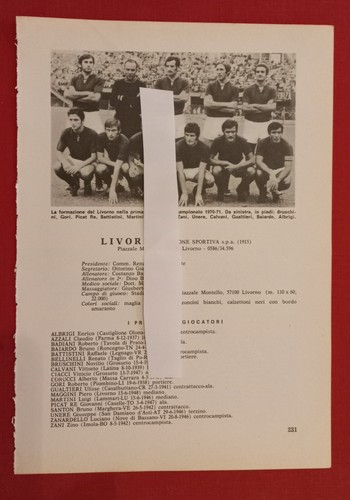 Livorno mantova squadra foglio - mantova,