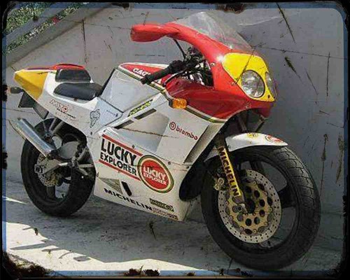 Insegna metallo cagiva mito - mito, i