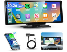 Autoradio Portatile Wireless Apple Carplay Android Auto 10,26 Pollici Touchscreen