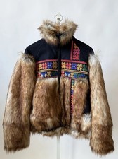 Giacca pelliccia sintetica donna Sacai taglia 1