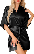 Kimono in Raso Da Donna Corto